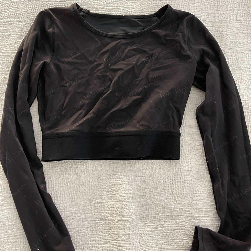 Lululemon crop top long sleeve